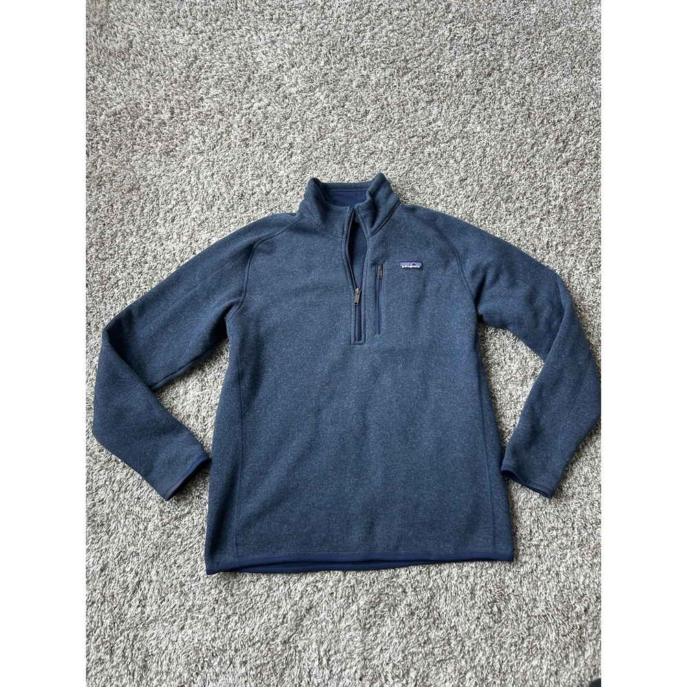 Patagonia Better Sweater Mens Large Full Zip Fleece Jacket Blue Gorpcore Outdoor